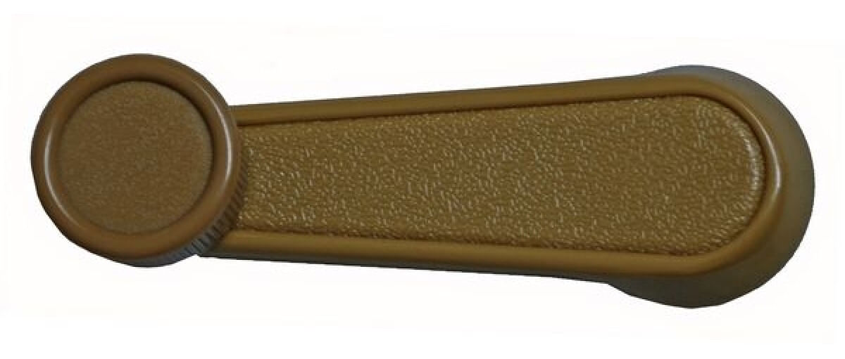 Manija Elevador Cristal Con Base Beige