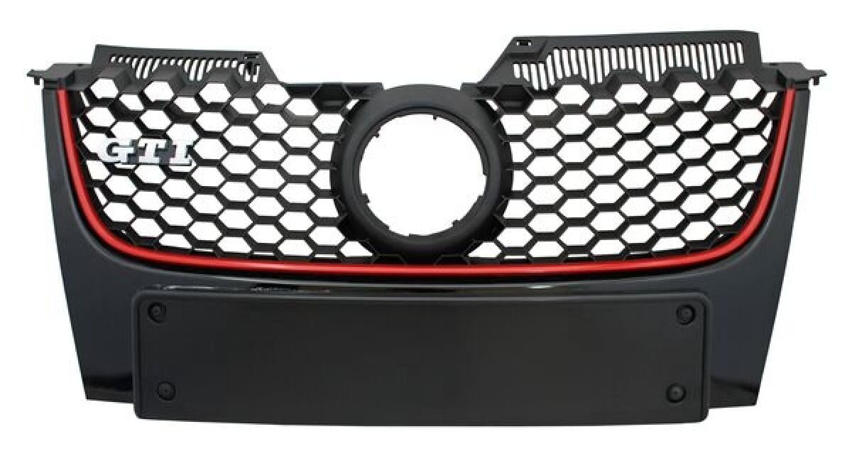 Parrilla Para Emblema Filo Rojo Con Porta Placa