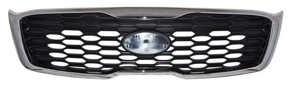 Parrilla Cromado Negra C/Mold