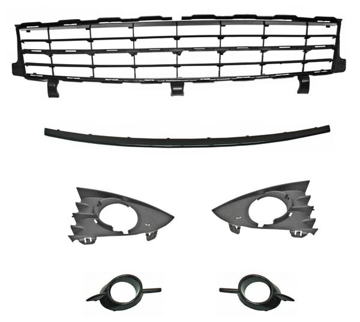 Parrilla De Defensa Negra C/Mold