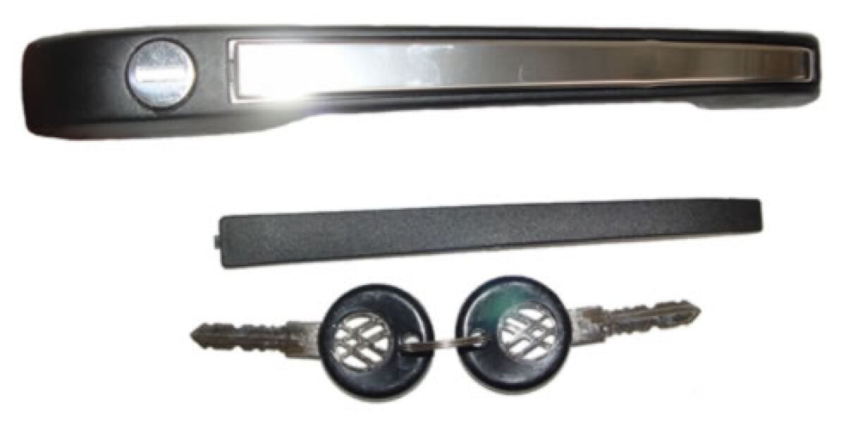 Manija Puerta Exterior Delantera Negro Con Llave Lado Conductor