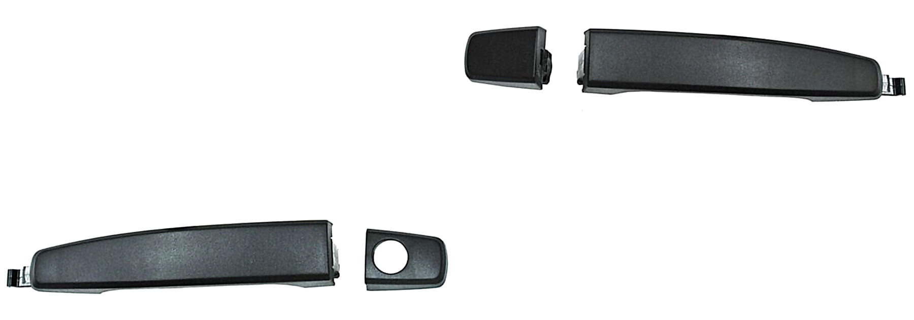 Par De Manijas Puerta Exterior Delanteras Negro