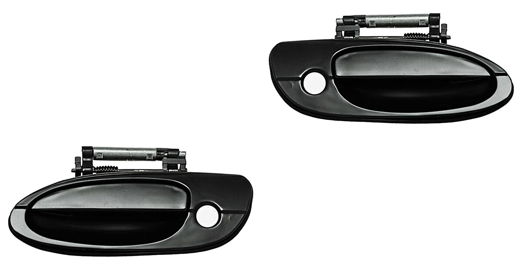 Par De Manijas Puerta Exterior Delanteras Negro