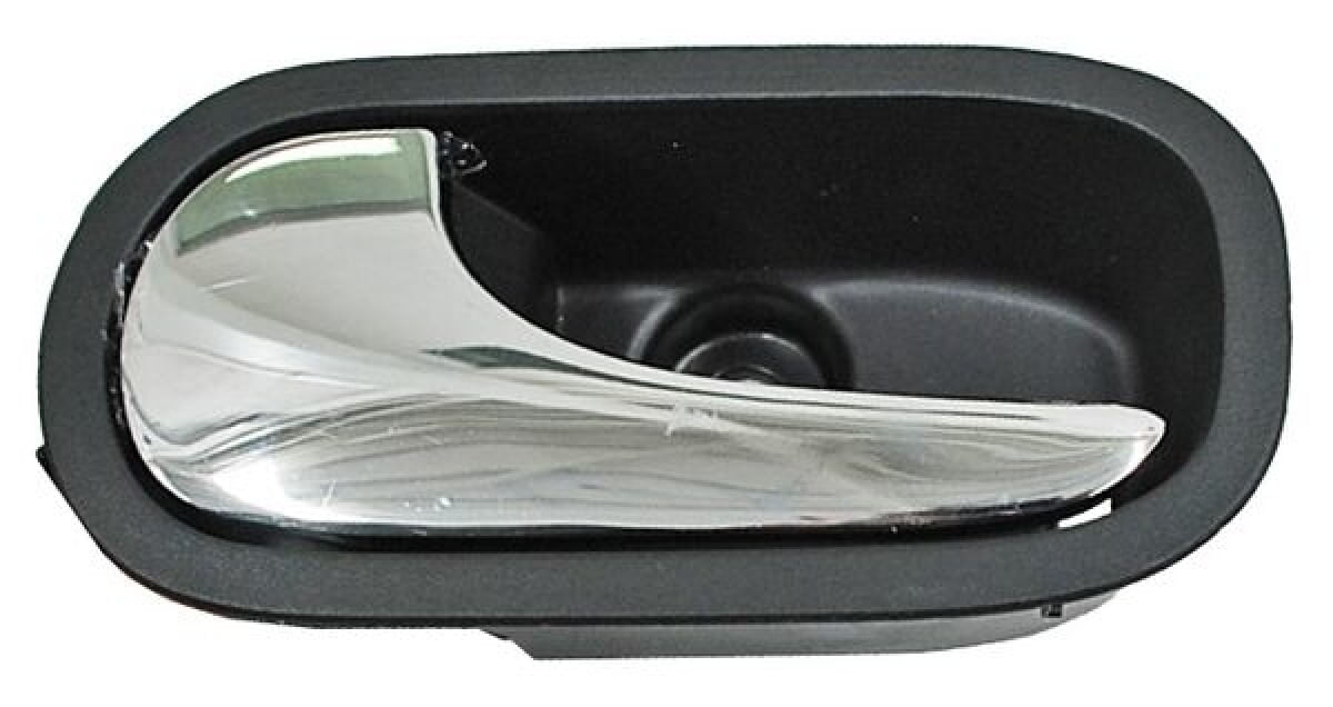Manija Puerta Interior Trasera Negro/Cromo Lado Conductor