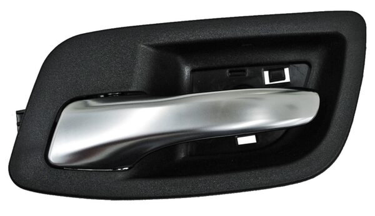 Manija Puerta Interior Trasera Negro/Cromo Lado Conductor