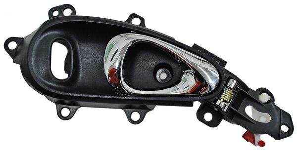 Manija Puerta Interior Delantera Negro/Cromo Lado Pasajero