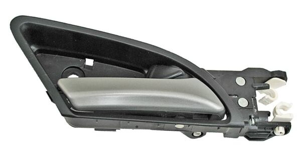 Manija Puerta Interior Delantera O Trasera Negro/Plata Lado Pasajero