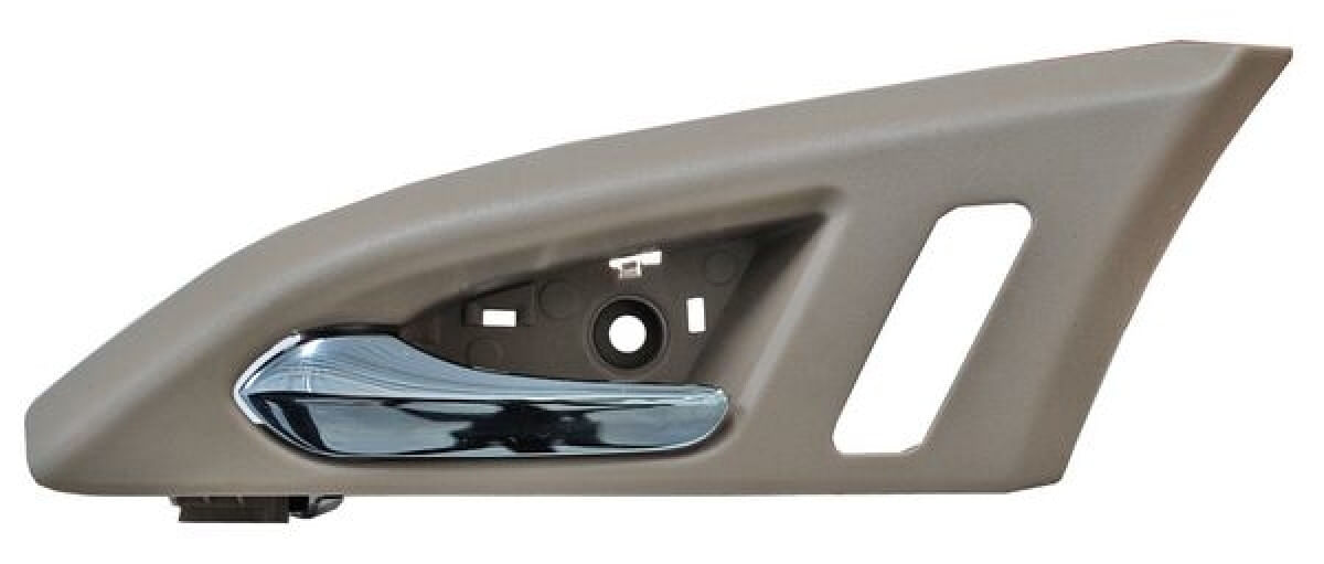 Manija Puerta Interior Delantera Beige/Cromo Con Hoyo Lado Conductor