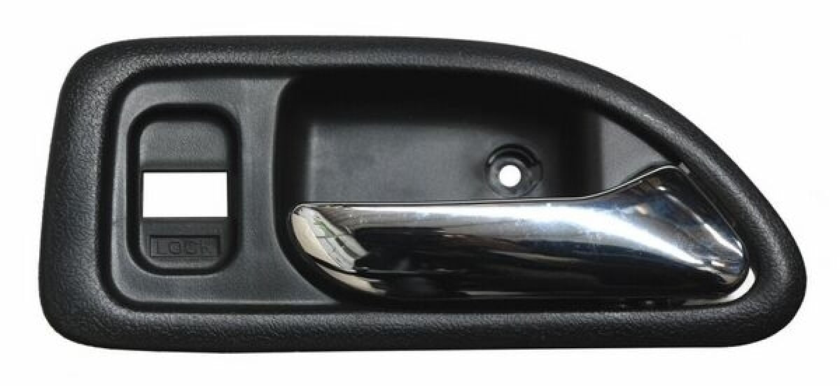 Manija Puerta Interior Delantera Gris/Cromo Sin Hoyo Elevador Cristal Lado Pasajero