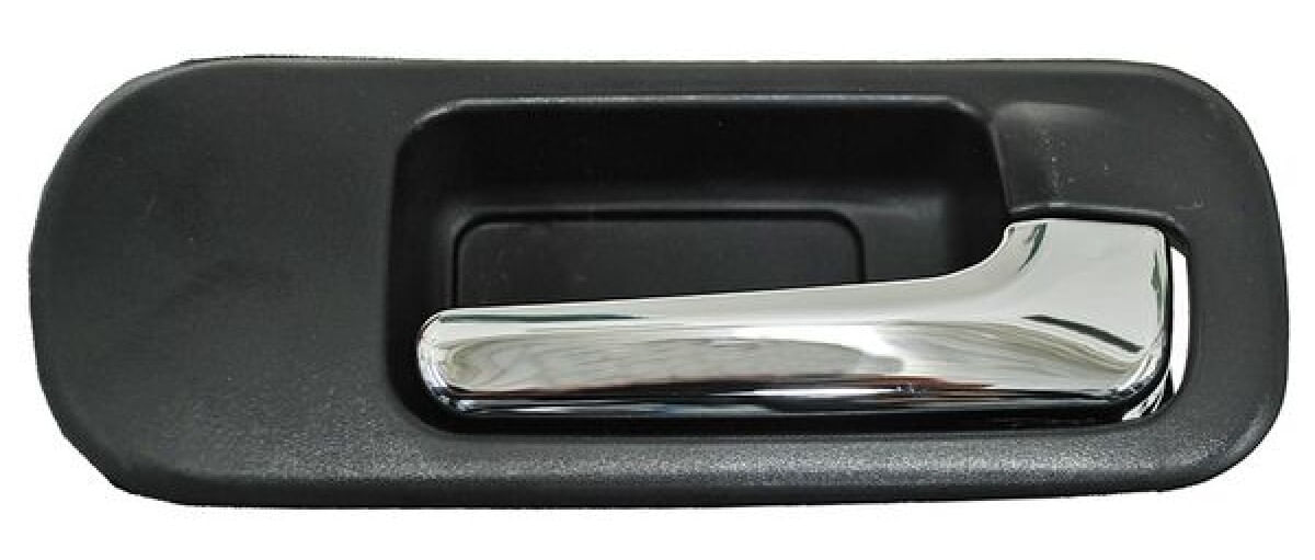 Manija Puerta Interior Delantera Negro/Cromo Sin Hoyo Para Seguro Lado Pasajero