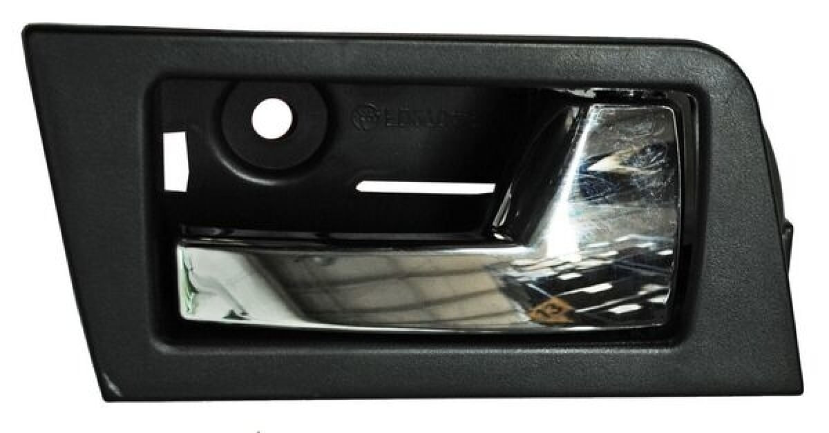 Manija Puerta Interior Trasera Negro/Cromo Lado Pasajero