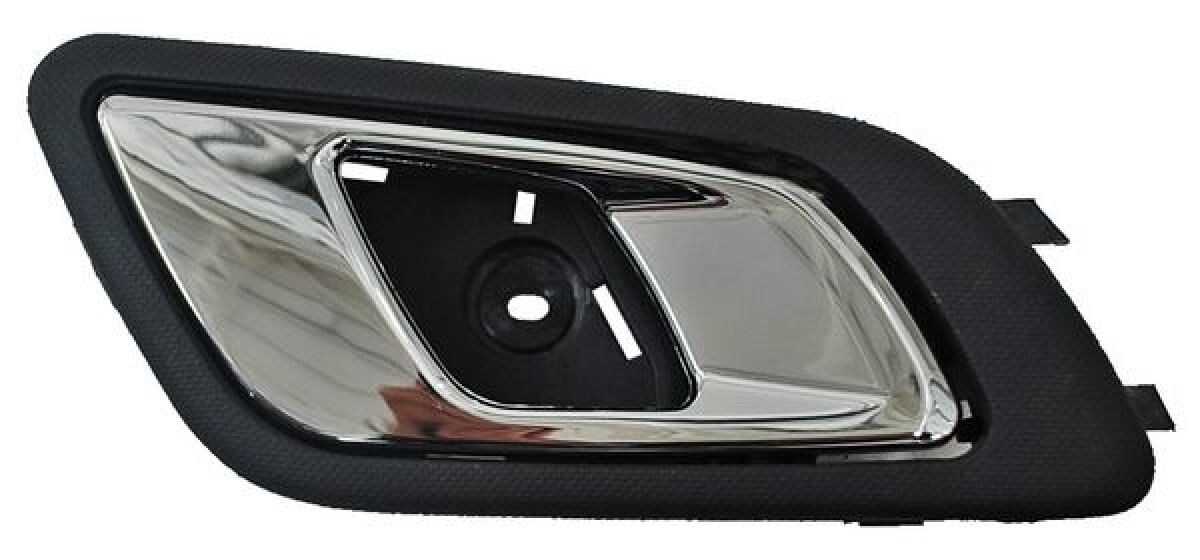 Manija Puerta Interior Trasera Negro/Cromo Lado Pasajero