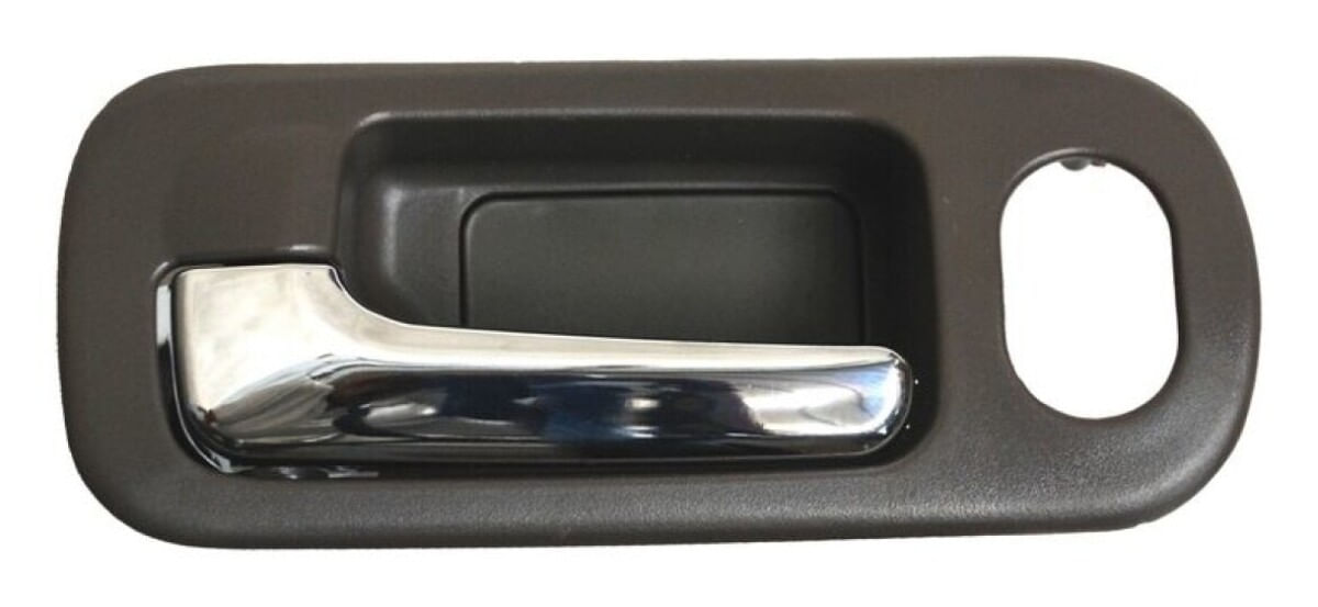 Manija Puerta Interior Delantera Café/Cromo Con Hoyo Para Seguro Lado Conductor