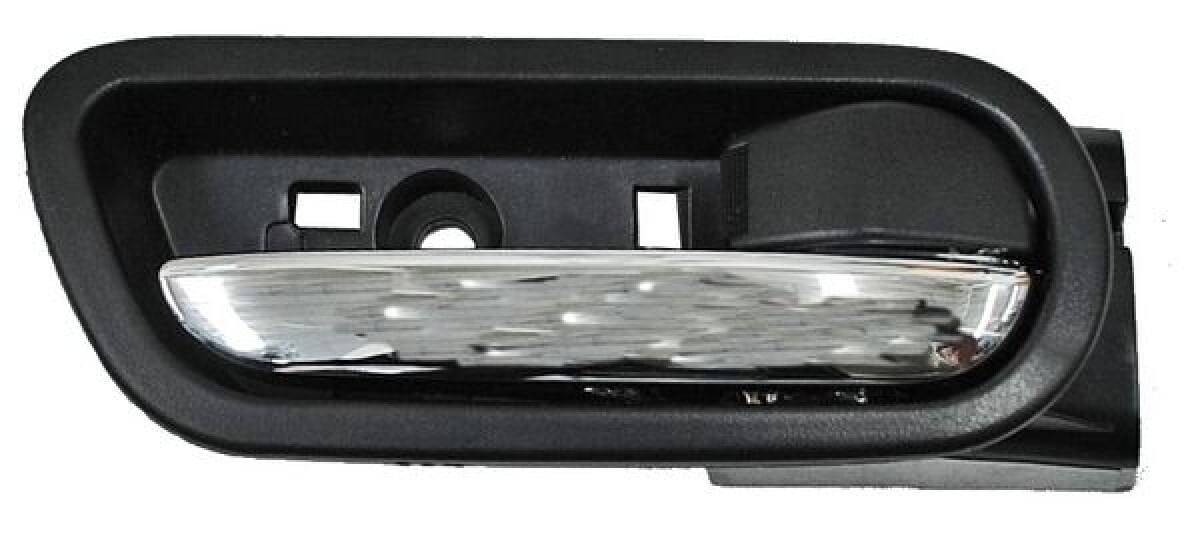 Manija Puerta Interior Trasera Negro/Cromo Lado Pasajero