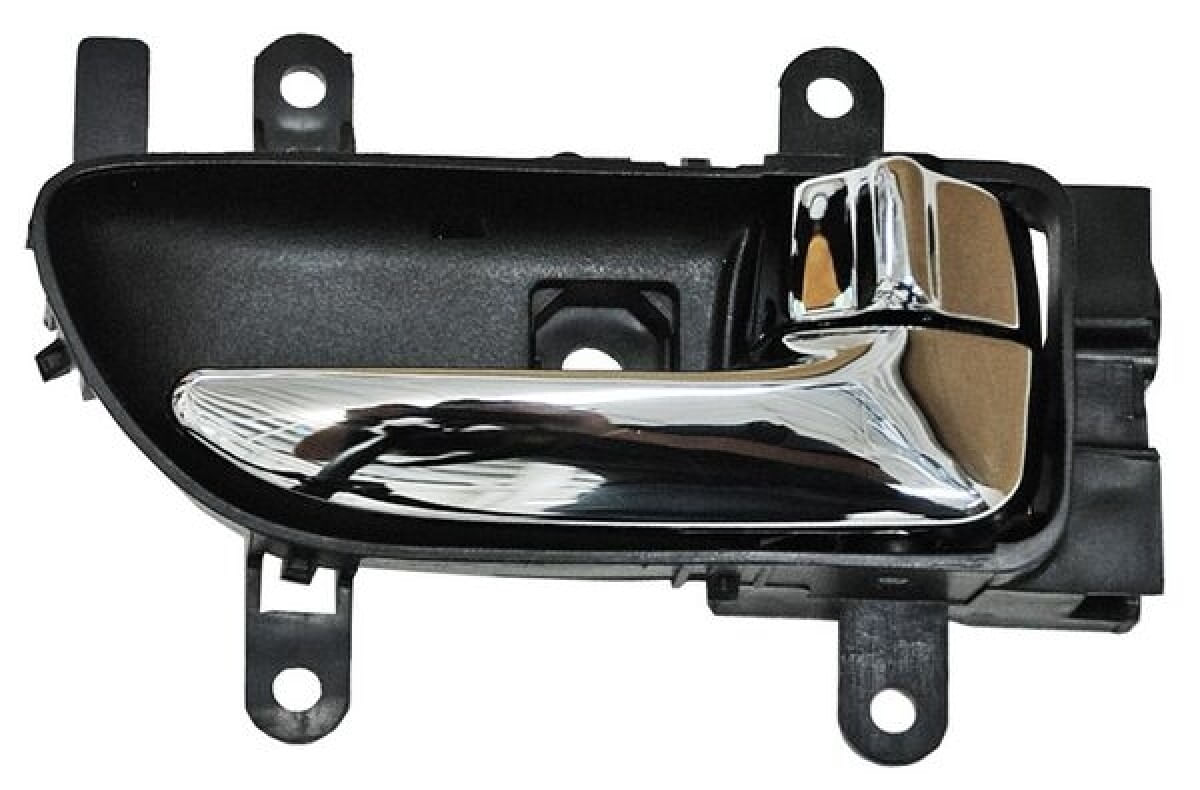 Manija Puerta Interior Delantera O Trasera Negro/Cromo Lado Pasajero