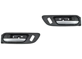 Par De Manijas Puerta Interior Delanteras O Traseras Negro/Plata