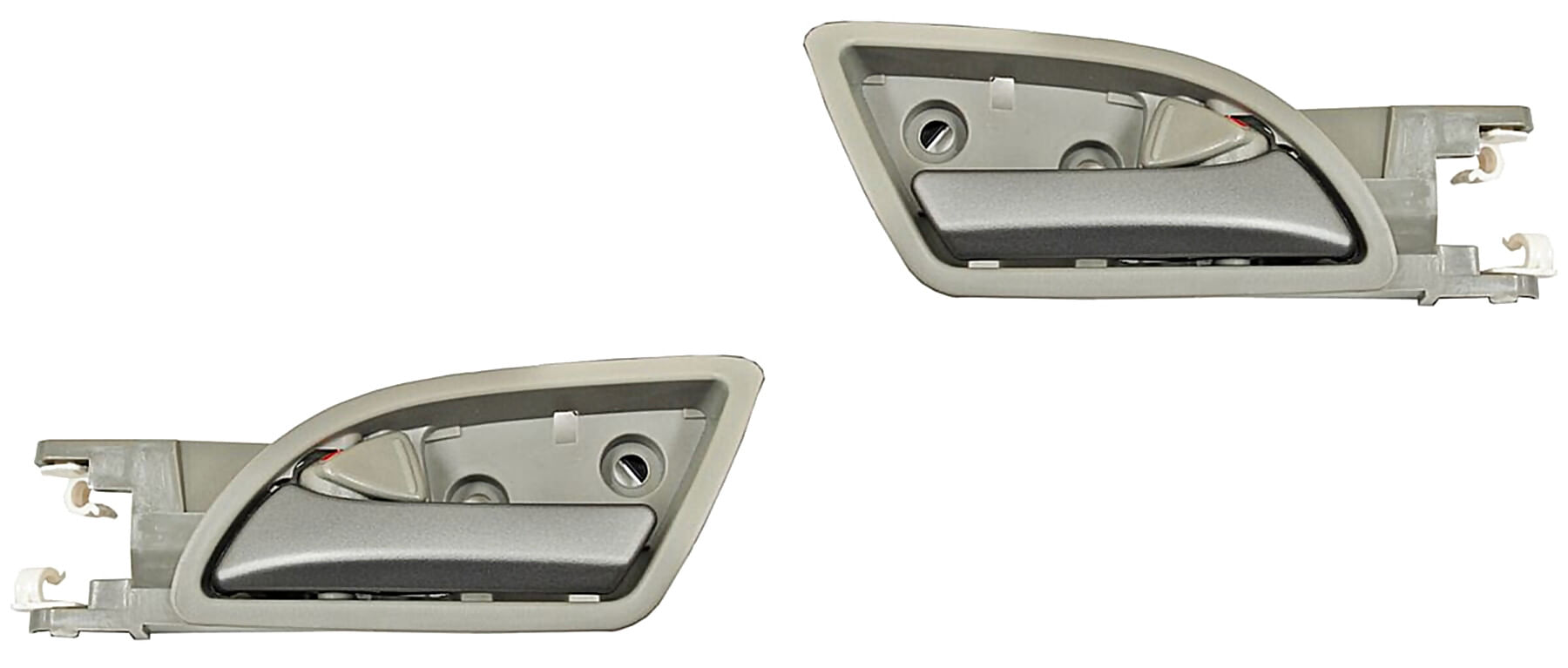 Par De Manijas Puerta Interior Delanteras Gris/Plata