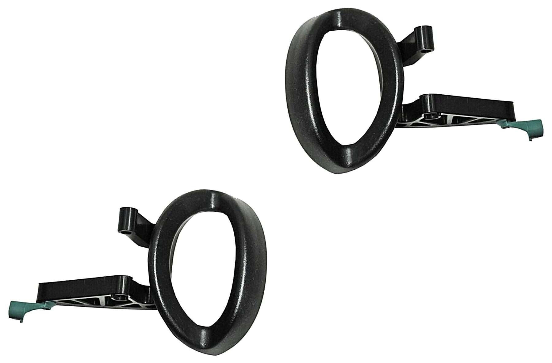 Par De Manijas Puerta Interior Delanteras O Traseras Sin Base Negro