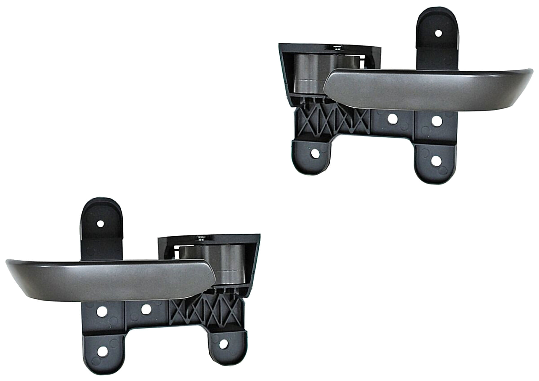 Par De Manijas Puerta Interior Delanteras O Traseras Gris Oscuro