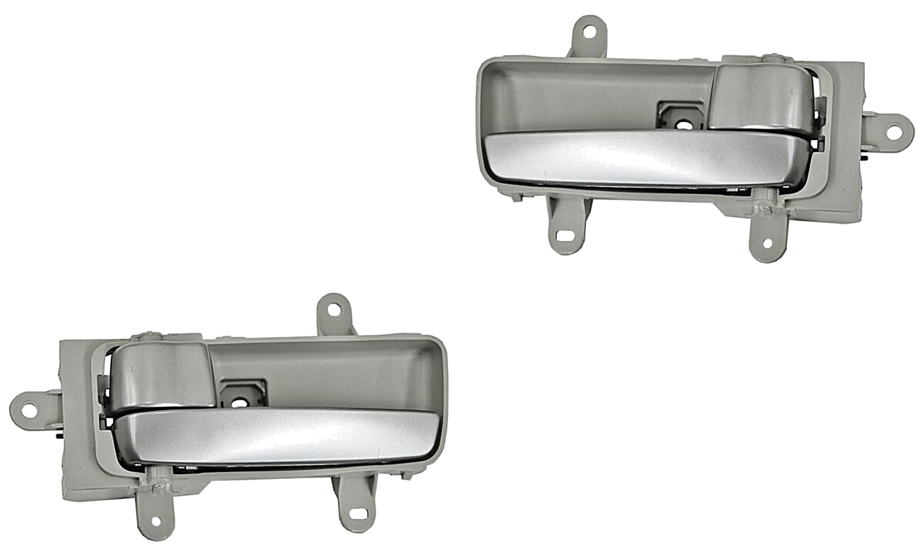 Par De Manijas Puerta Interior Delanteras O Traseras Gris/Plata