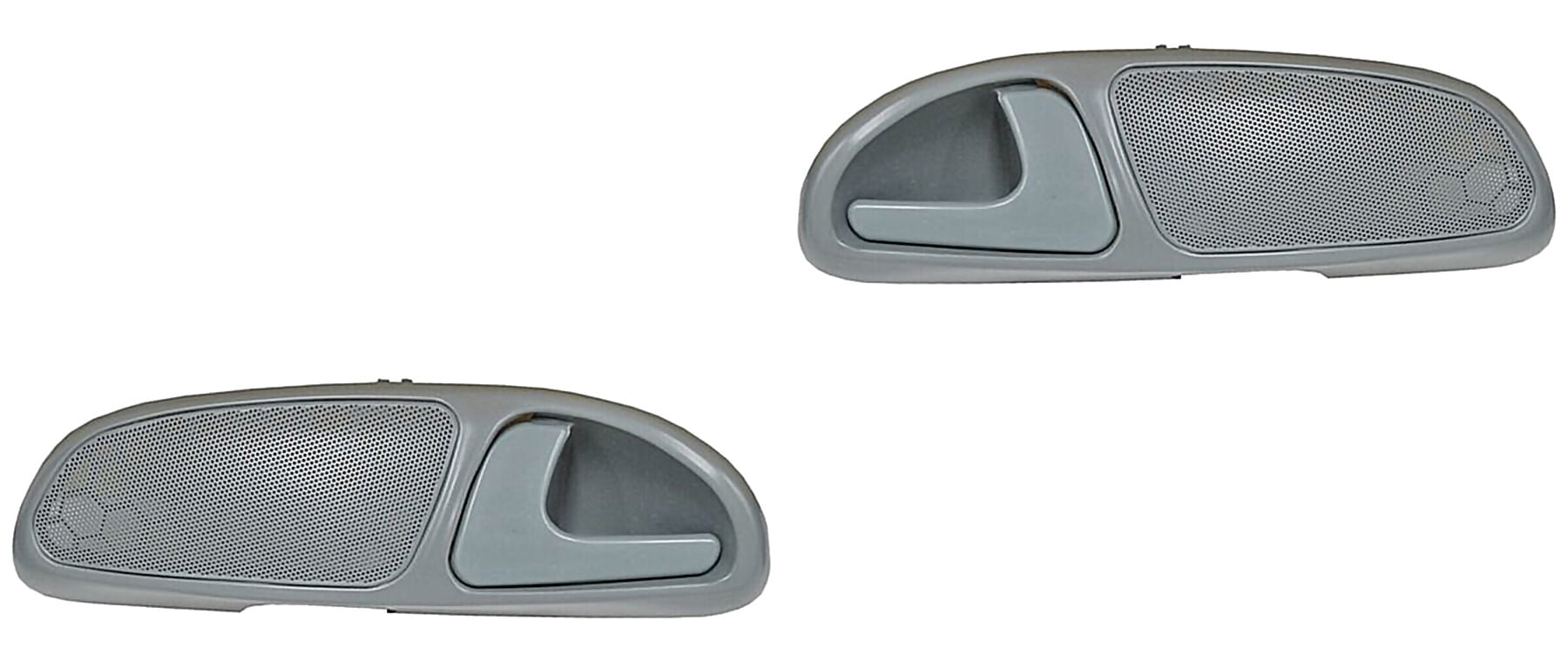 Par De Manijas Puerta Interior Delanteras Con Base Gris