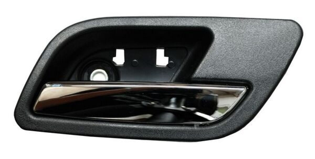 Manija Puerta Interior Trasera Negro/Cromo Lado Pasajero