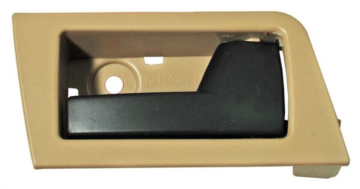 Manija Puerta Interior Trasera Beige/Negro Lado Pasajero