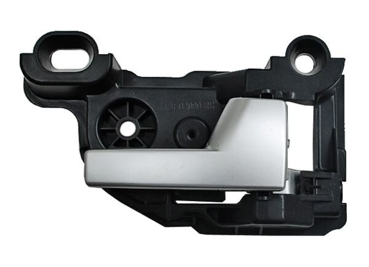 Manija Puerta Interior Trasera Negro/Plata Lado Pasajero