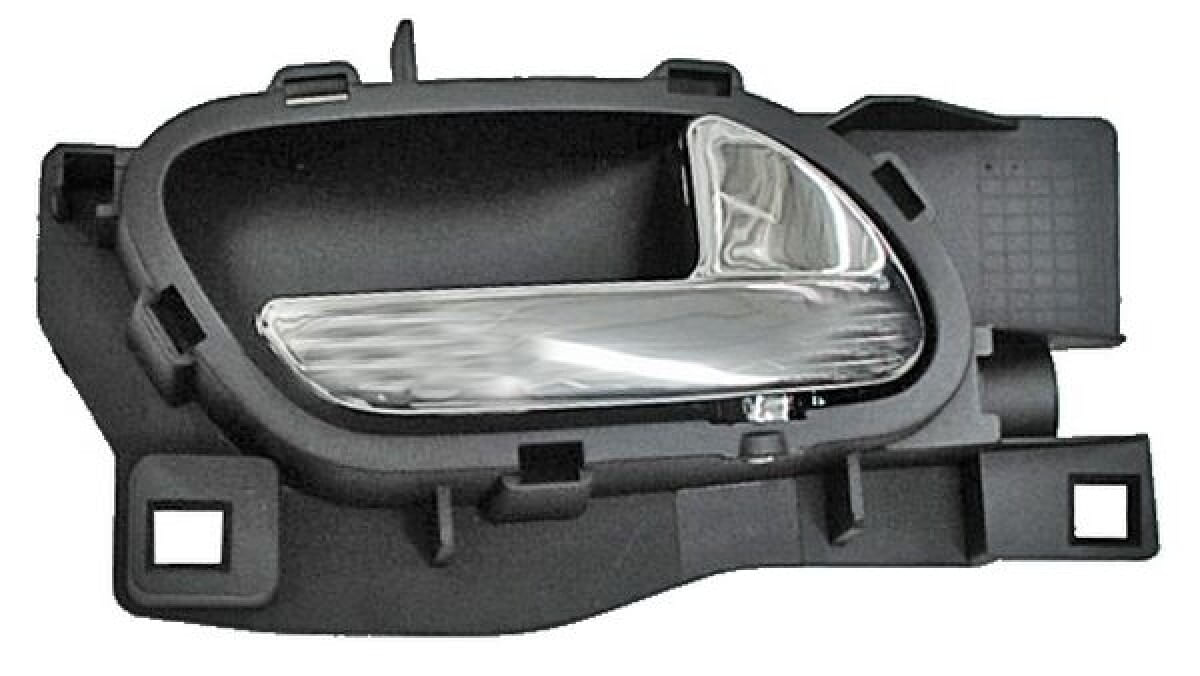 Manija Puerta Interior Delantera O Trasera Negro/Cromo Lado Pasajero
