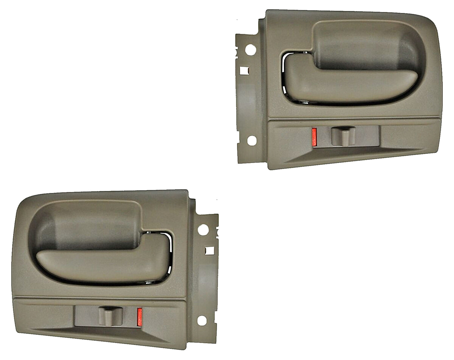 Par De Manijas Puerta Interior Delanteras O Traseras Gris