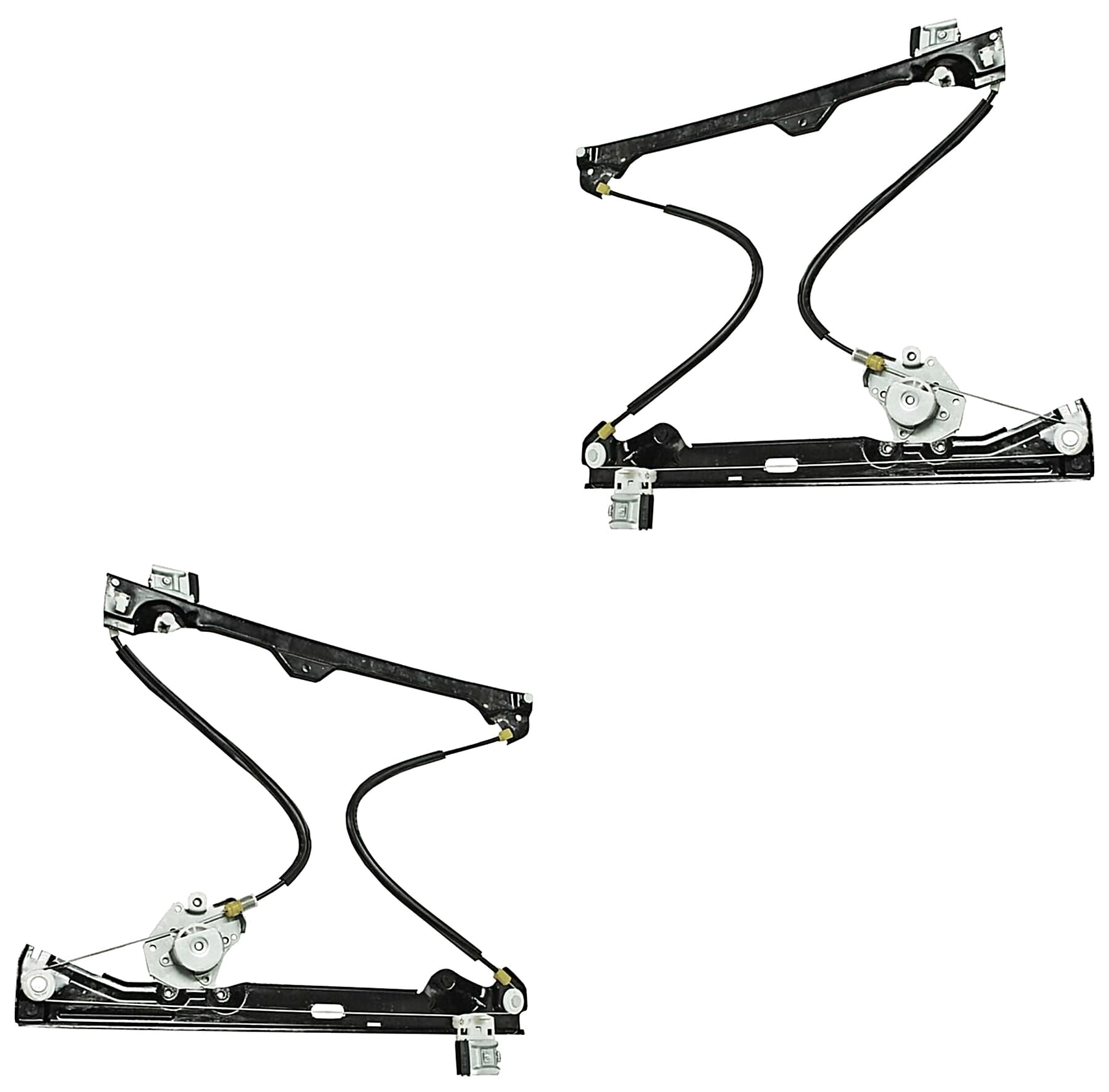 Par De Elevadores Cristal Traseros Eléctrico S/Motor