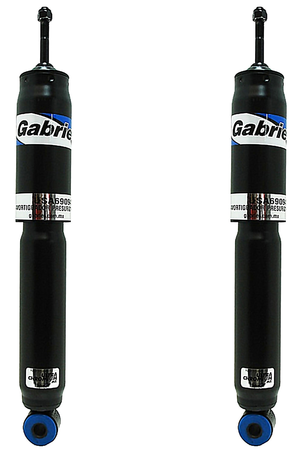 Par De Amortiguadores Gas Delanteros Ultra Chromium