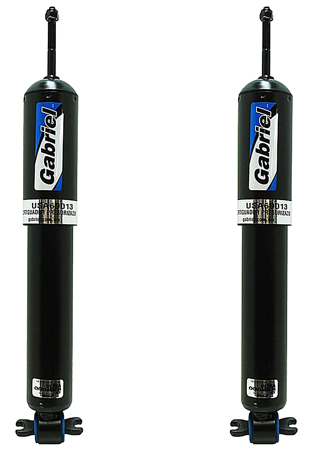 Par De Amortiguadores Gas Delanteros Ultra Chromium