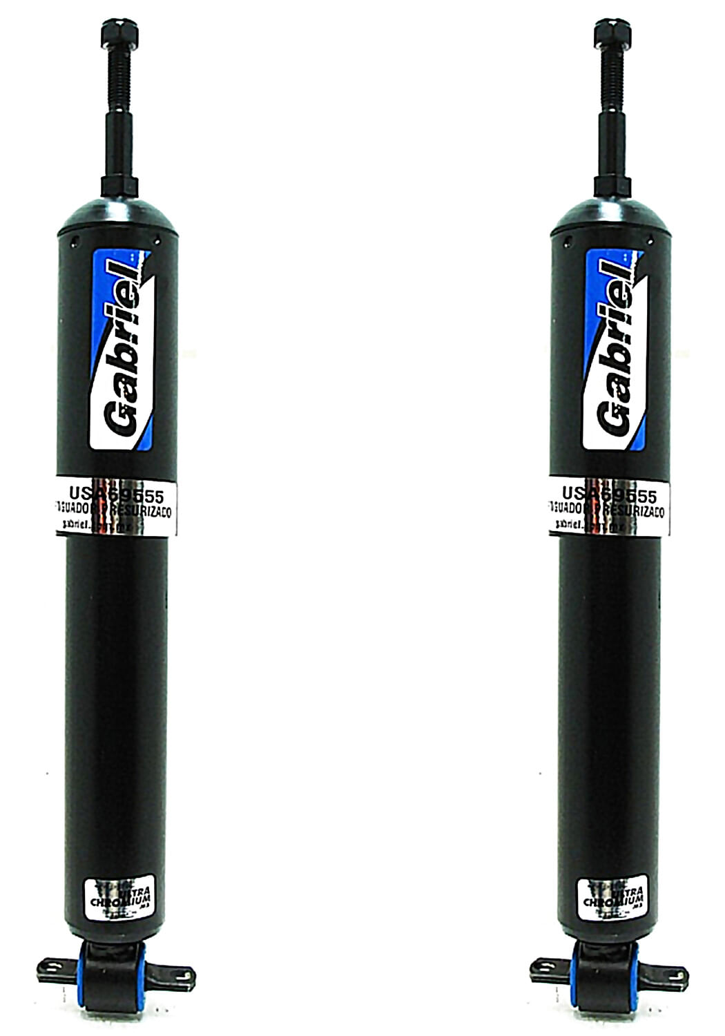 Par De Amortiguadores Gas Delanteros Ultra Chromium RWD