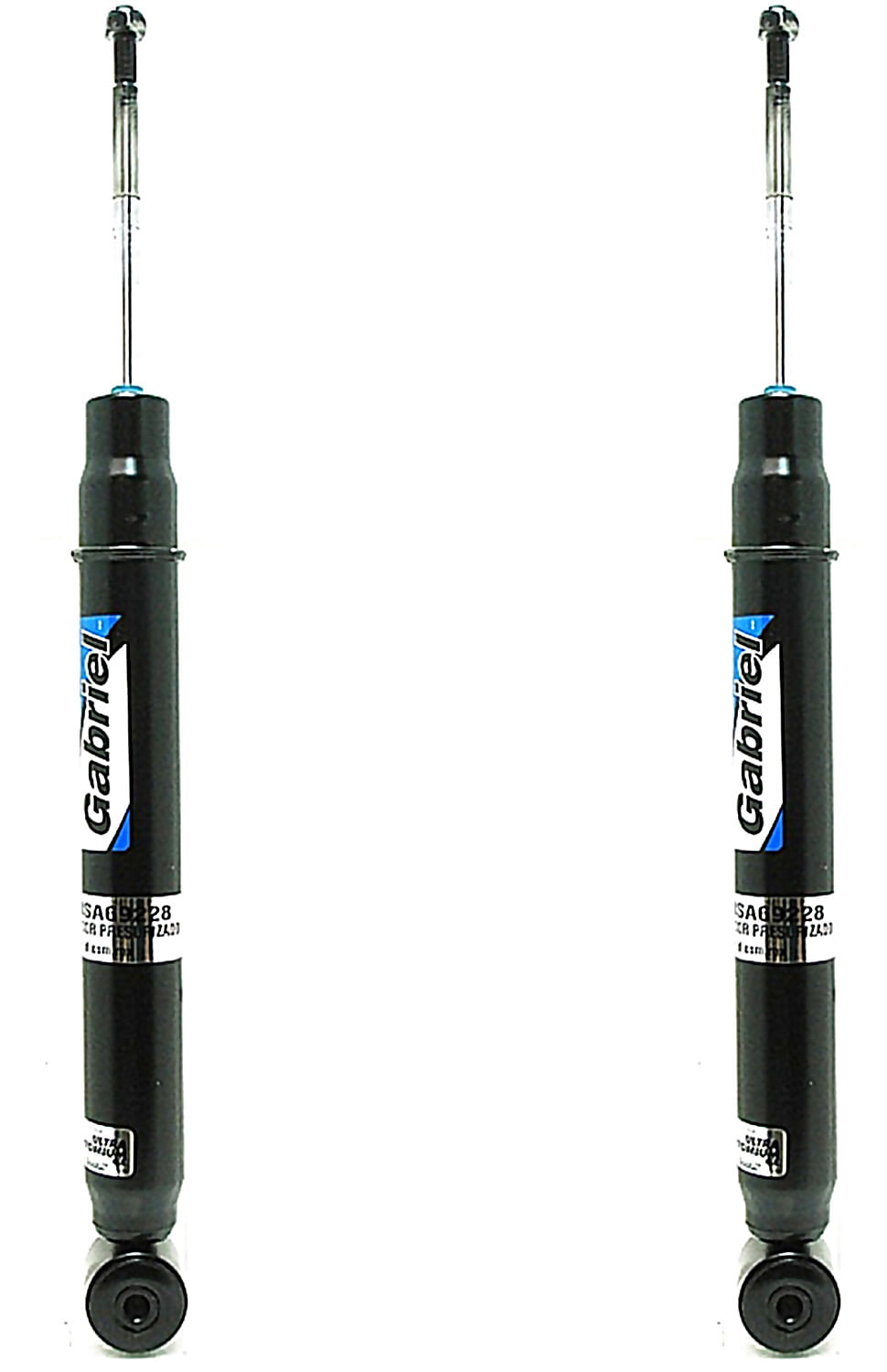 Par De Amortiguadores Gas Traseros Ultra Chromium