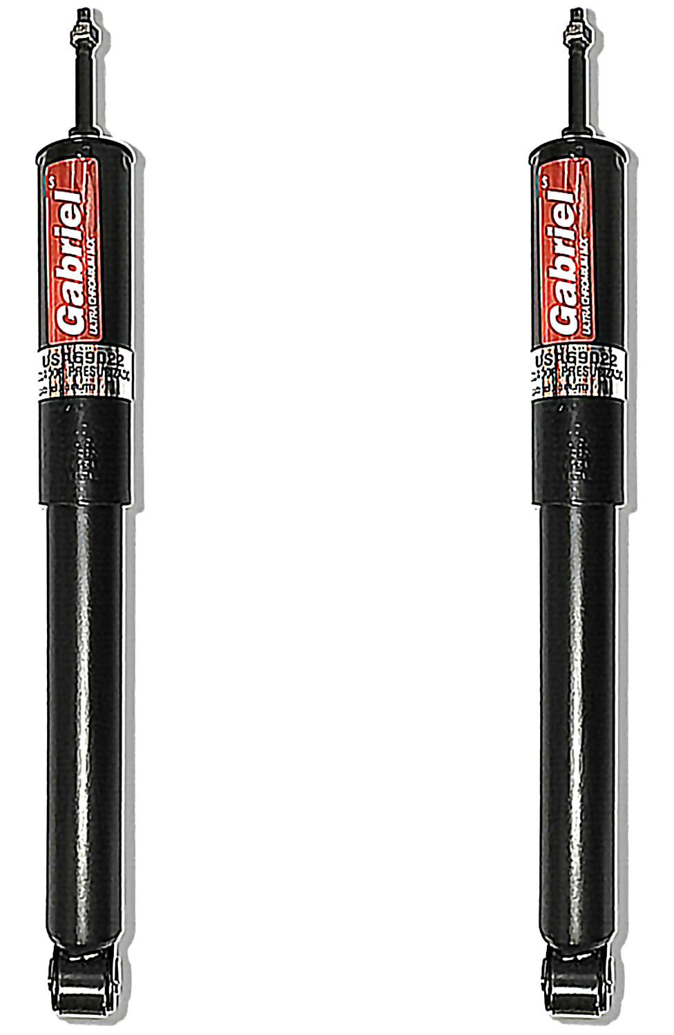 Par De Amortiguadores Gas Traseros Ultra Chromium