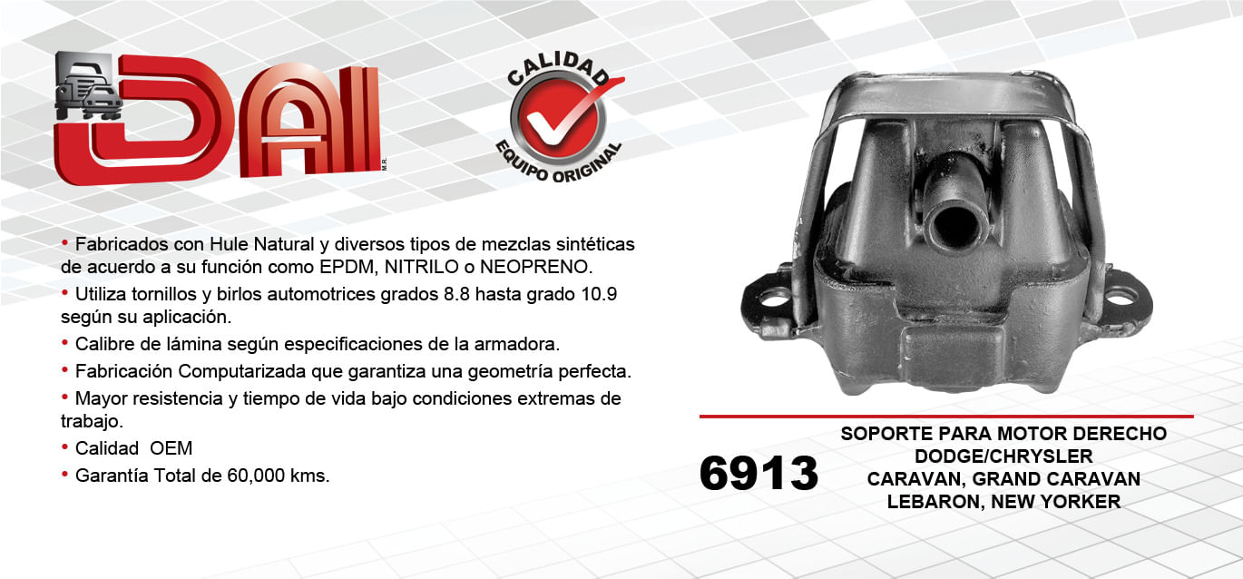 Soporte Motor Lado Pasajero