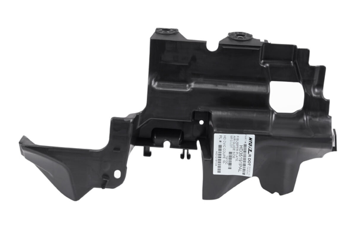 Soporte De Defensa Delantero Negro Lado Conductor