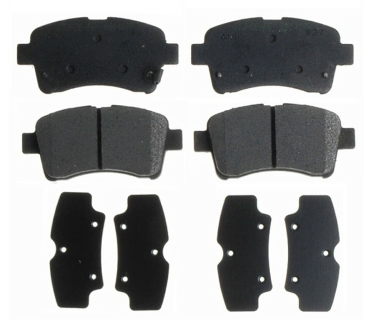 Balatas Semimetalicas Delanteras Service Grade