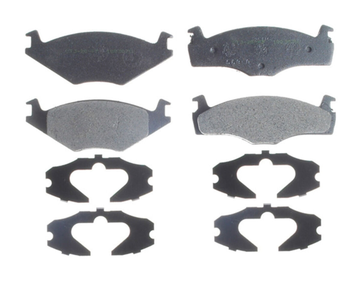 Balatas Semimetalicas Delanteras Service Grade