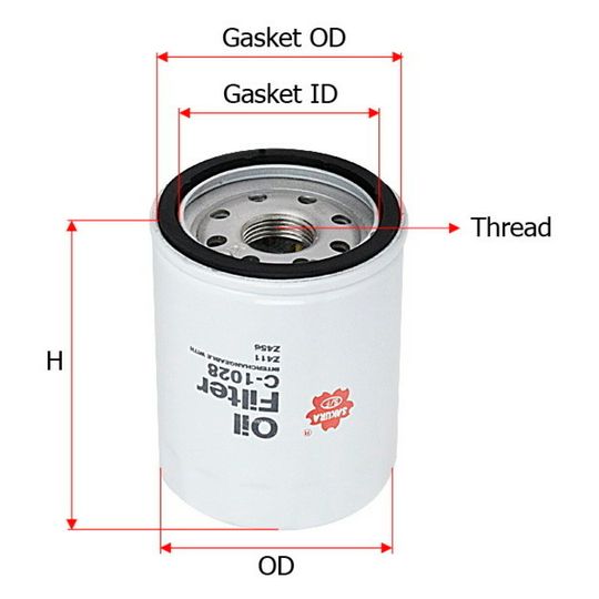 sakura-filtro-para-aceite-honda-element-2007-2011-element-l4-2-4l-0 sakura-filtro-para-aceite-honda-element-2007-2011-element-l4-2-4l-0