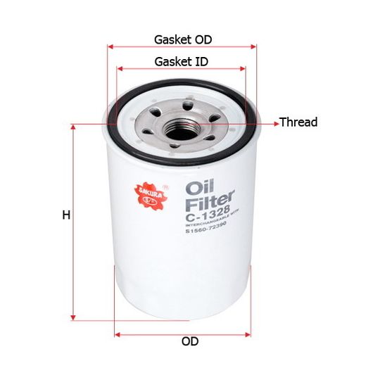 sakura-filtro-para-aceite-hino-300-2012-2019-300-l4-4-0l-0 sakura-filtro-para-aceite-hino-300-2012-2019-300-l4-4-0l-0