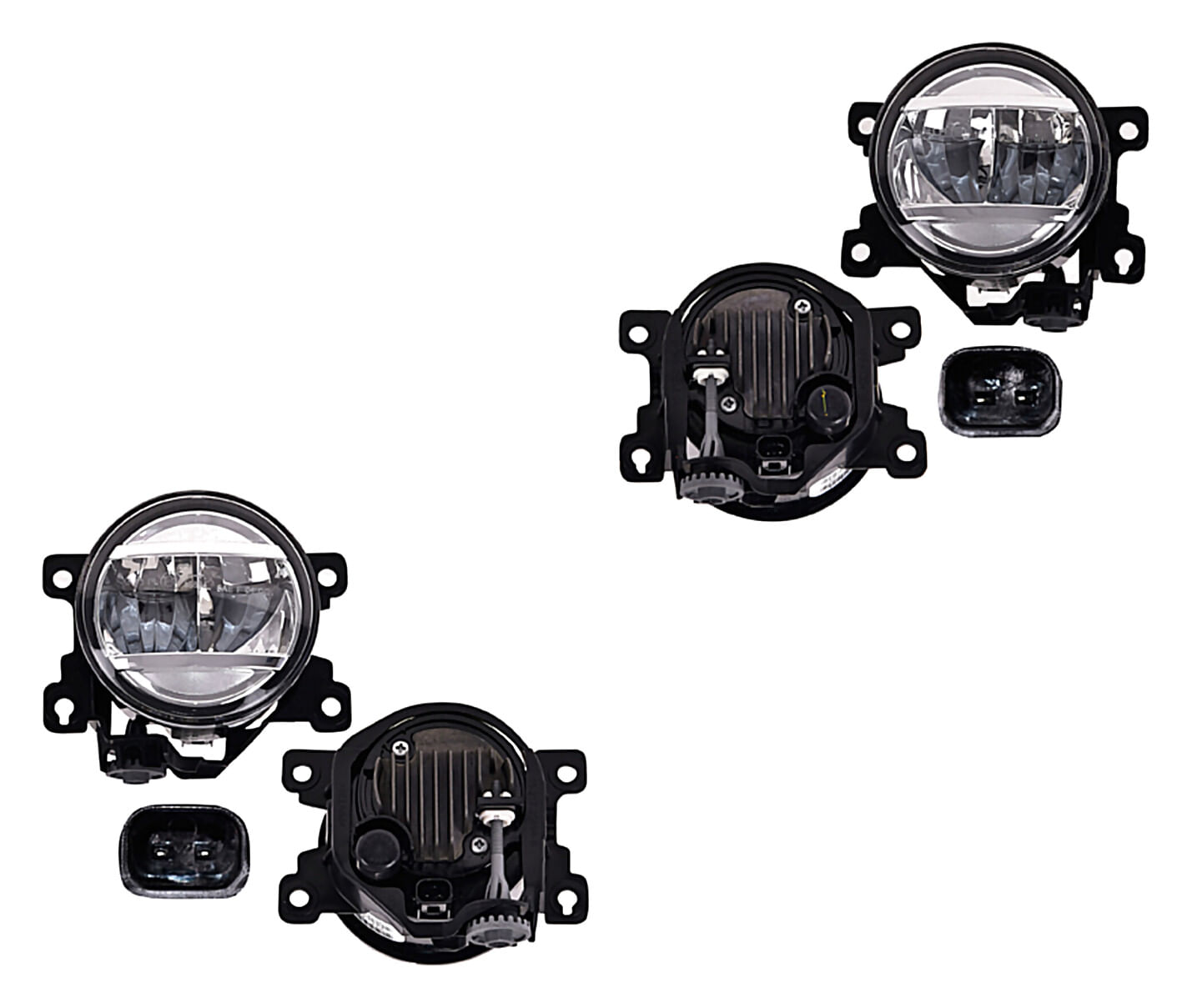 Par De Faros Para Niebla Con Leds