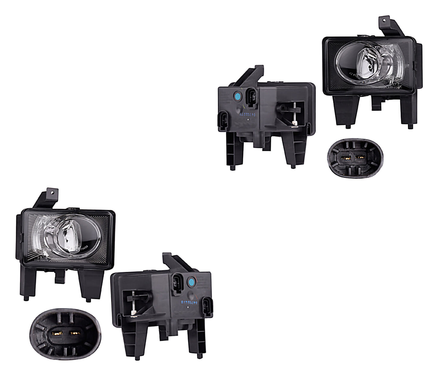 Par De Faros Para Niebla Sin Foco