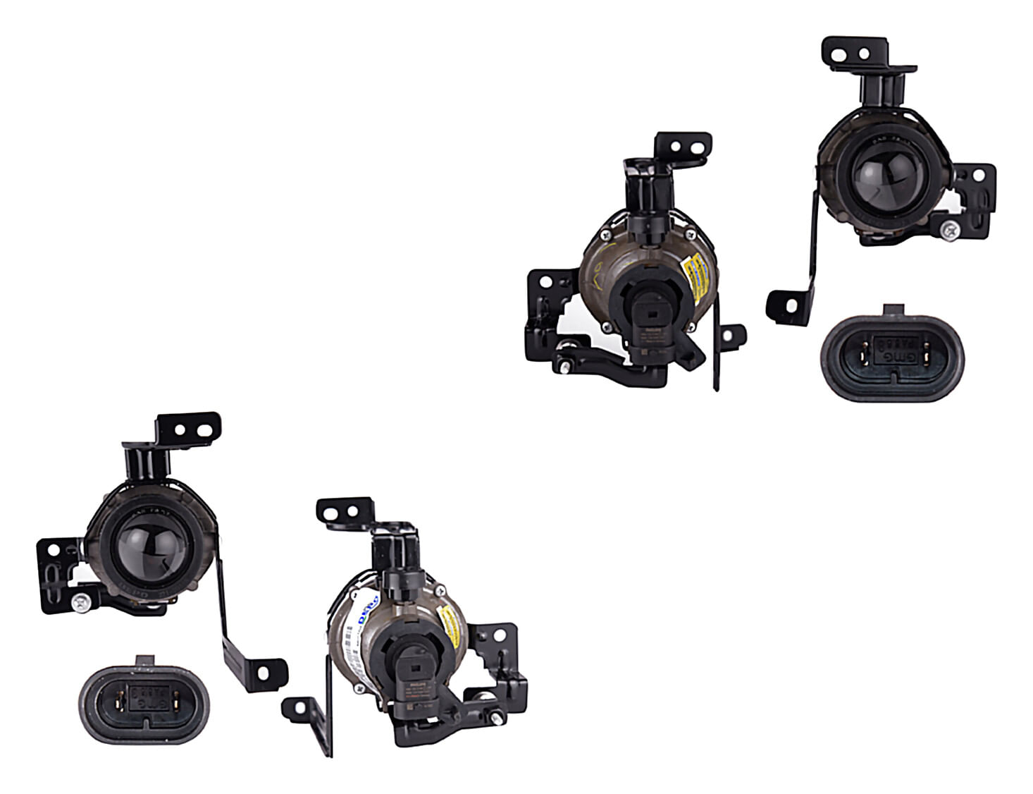 Par De Faros Para Niebla Con Base