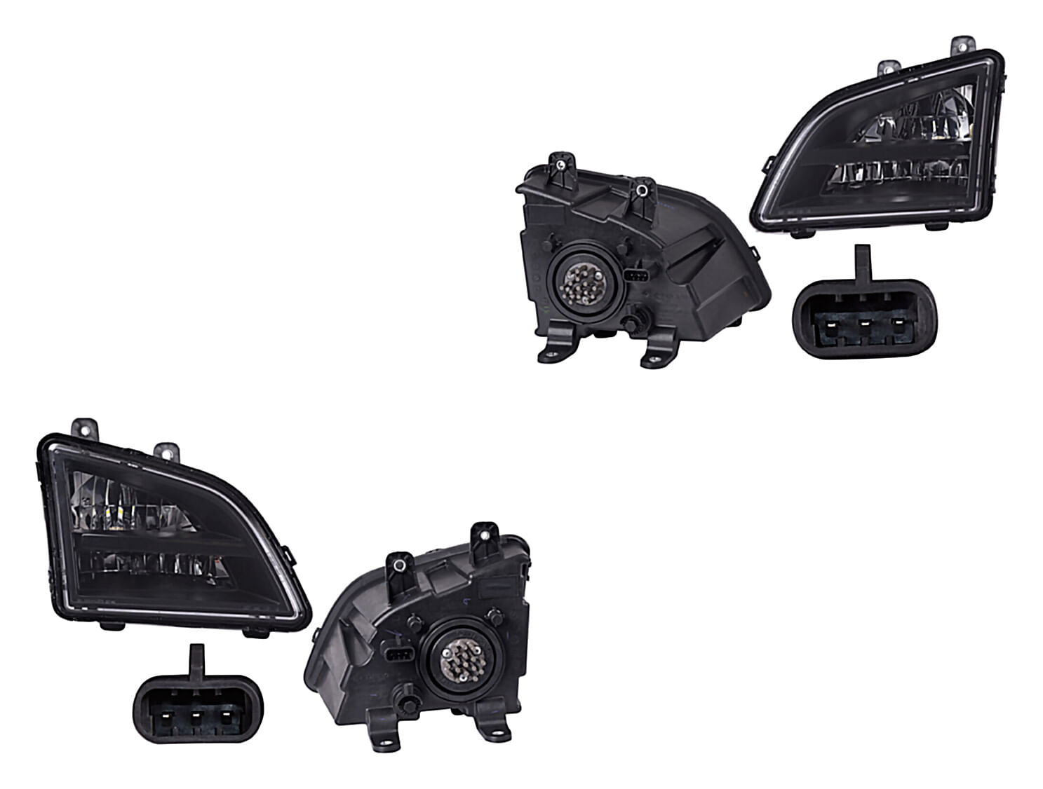 Par De Faros Para Niebla Con Leds