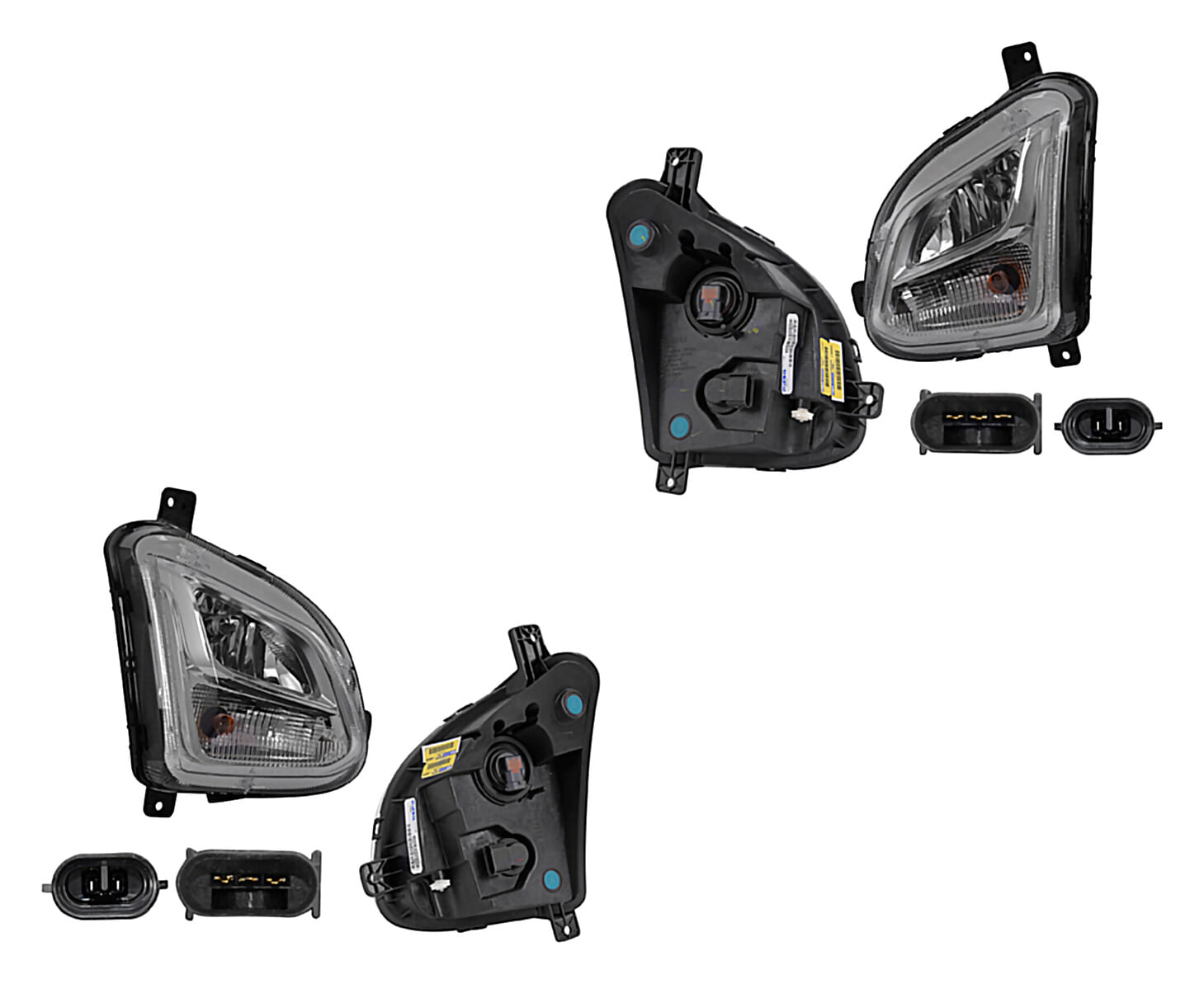 Par De Faros Para Niebla Con Leds
