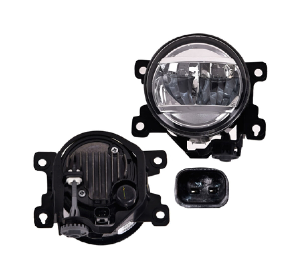 Faro Para Niebla Con Leds Lado Conductor