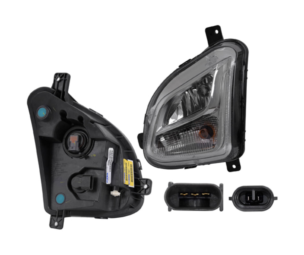 Faro Para Niebla Con Leds Lado Conductor