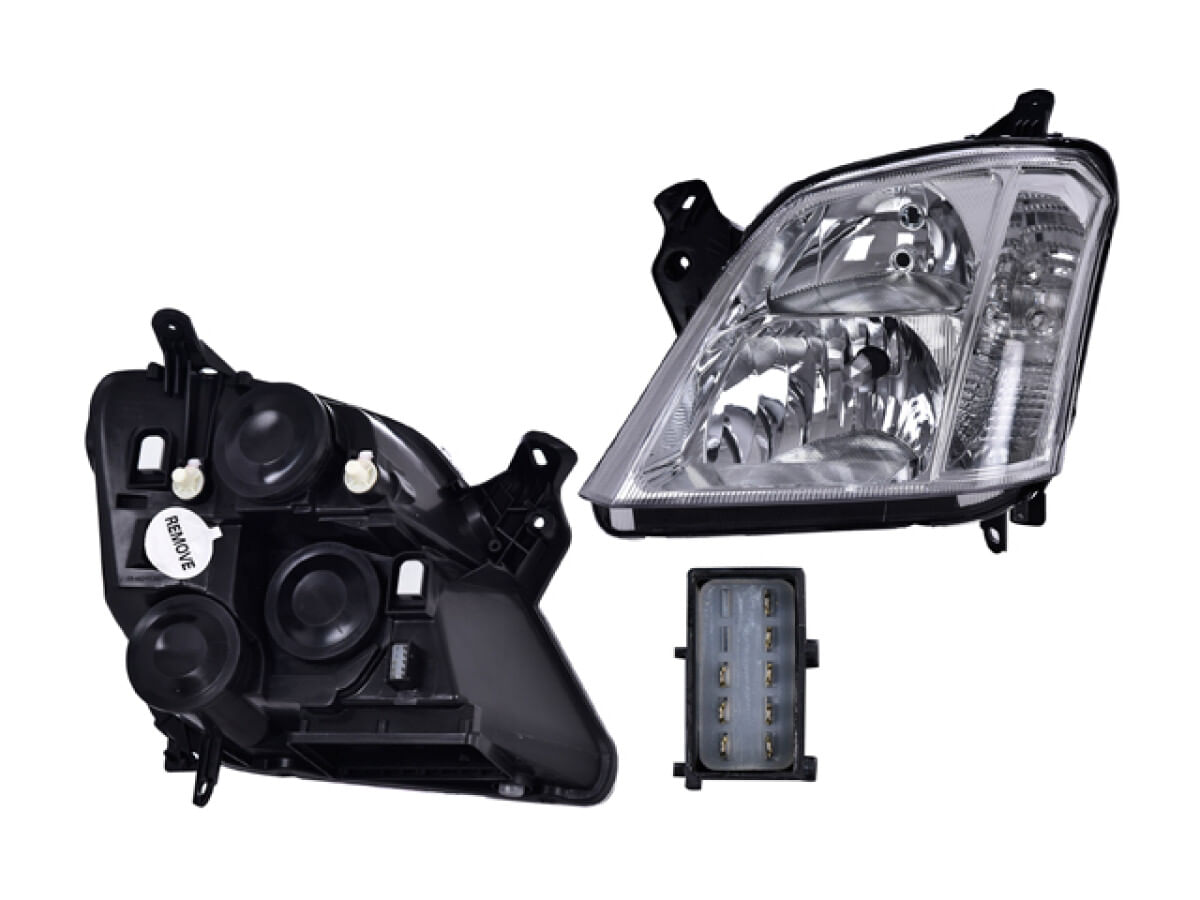 Faro Manual/Eléctrico Para Foco Halógeno Sin Foco Lado Conductor